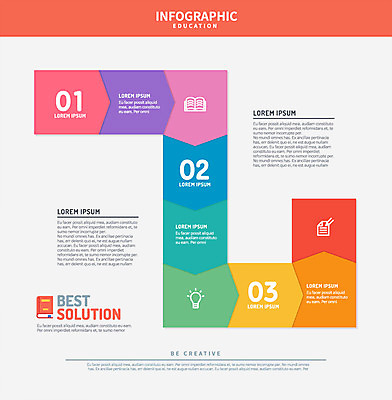 교육 일러스트 전구 사람없음 책 인포그래픽 타임라인 국내일러스트 AI파일 파일형식 벡터