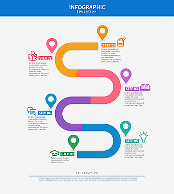 교육 말풍선 곡선 일러스트 학사모 전구 사람없음 책 인포그래픽 타임라인 국내일러스트 AI파일 모자_잡화 선 졸업 파일형식 벡터