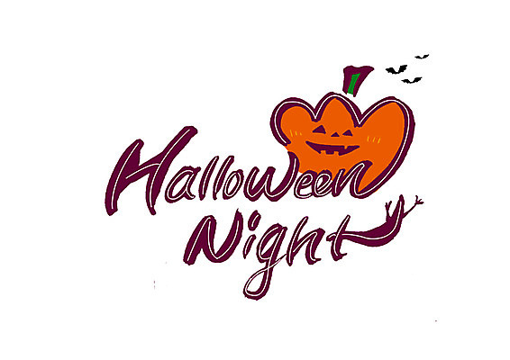PSD 영어 일러스트 캘리그라피 호박 이벤트 글자캘리그라피 사람없음 갈색 축제 할로윈 유령 야간 박쥐 잭오랜턴 국내일러스트 자연요소 문자 컬러 채소 포유류 파일형식