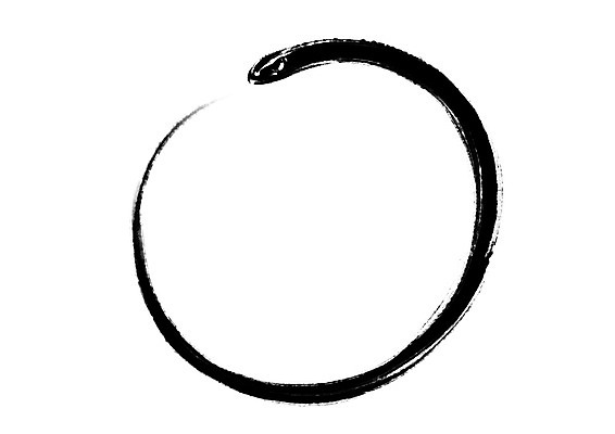 PSD 동물 한마리 야생동물 일러스트 캘리그라피 붓터치 사람없음 십이지신 원형 뱀 국내일러스트 도형 1 파충류 파일형식