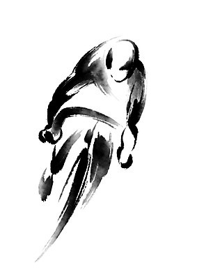 PSD 스포츠 일러스트 캘리그라피 붓터치 한명 성인 자전거 사이클선수 사이클링 국내일러스트 1 운동선수 사람 바이크 육상스포츠 파일형식