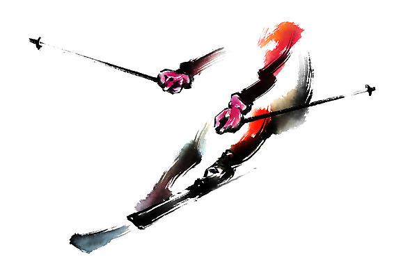 PSD 손 스포츠 일러스트 캘리그라피 스키 겨울스포츠 한명 신체부위 다리 스키선수 팔 폴 국내일러스트 1 운동선수 사람 스키용품 파일형식