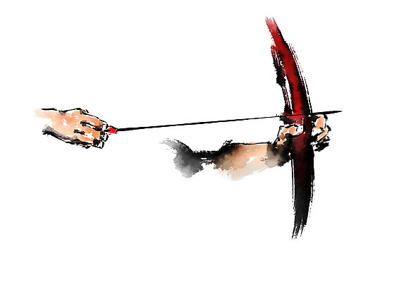 PSD 손 스포츠 일러스트 캘리그라피 화살 한명 신체부위 양손 양궁 조준 양궁선수 양궁경기 양궁용품 국내일러스트 1 스포츠용품 운동선수 사람 경기 파일형식