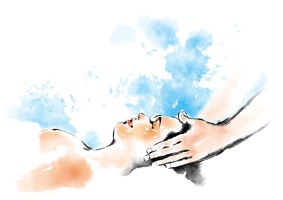 PSD 손 여자 일러스트 캘리그라피 손짓 상반신 성인 두명 신체부위 눕기 뷰티 스파 마사지 지압 국내일러스트 모션 사람 파일형식