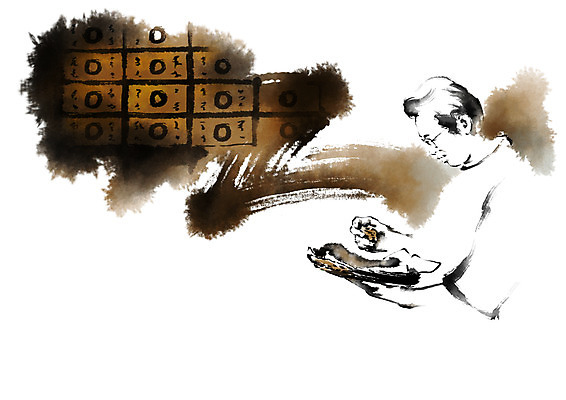 PSD 남자 일러스트 캘리그라피 의학 한명 성인 치료 한의학 한약재 질병 한의원 한의사 한약장 국내일러스트 1 병원 사람 의사 약재 서랍장 파일형식