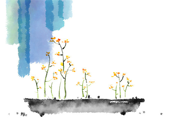 PSD 식물 꽃 화분 일러스트 캘리그라피 사람없음 국내일러스트 파일형식