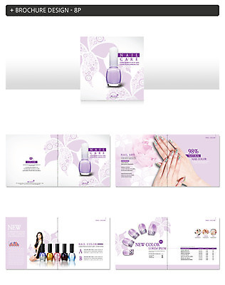 템플릿 손 여자 ZIP 팜플렛 20대 성인 두명 신체부위 뷰티 한국인 손톱관리 네일아트 매니큐어 인디자인 INDD 이미지템플릿 사람 동양인 청년 화장품 파일형식