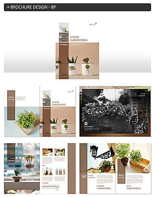 식물 템플릿 여자 남자 ZIP 화분 그래프 팜플렛 20대 한국인 원예 외등 업사이클링 인디자인 INDD 이미지템플릿 사람 동양인 청년 취미 친환경 파일형식
