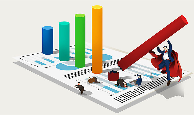 전신 PSD 남자 일러스트 그래프 여러명 성인 도움 비즈니스맨 구출 무서움 망토 막대그래프 보고서 붕괴 영웅 불황 경제불황 슈퍼히어로 위기 국내일러스트 감정 다수 컨셉 비즈니스 사람 경제 직장인 파일형식