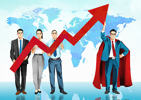 전신 PSD 여자 남자 화살표 세계지도 지도 일러스트 그래프 서기 들기 여러명 성인 성장 도움 비즈니스맨 비즈니스우먼 동료 상승 영웅 슈퍼히어로 국내일러스트 다수 컨셉 비즈니스 관계 모션 사람 세계 직장인 파일형식