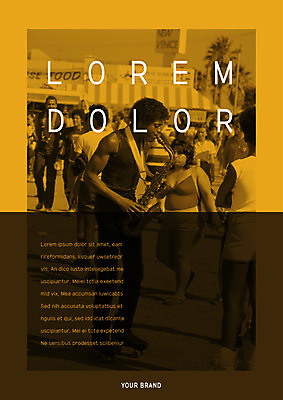 템플릿 여자 표지 남자 흑인 여러명 성인 노란색 공연 색소폰 프레젠테이션 문서템플릿 서식 레이아웃 문서 제안서 이미지템플릿 AI파일 서양인 컬러 다수 사람 이벤트 목관악기 파일형식 벡터