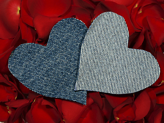 포토 JPG 해외이미지 발렌타인데이 사랑 사람없음 빨간색 파란색 청바지 하트 해외202004 해외포토 모양 감정 컬러 바지 데이이벤트 파일형식 이미지허브