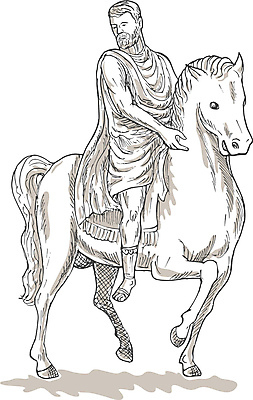 포토 JPG 해외이미지 남자 일러스트 사람없음 옆모습 가운 승차 망토 왕 스케치 그림 갈기 조랑말 병정 전사 로마인 시저 해외202004 해외포토 옷 뷰포인트 모션 미술 사람 인종 말_동물 정치가 파일형식 이미지허브