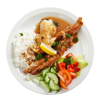 포토 JPG 해외이미지 다이어트 채소 밥 어류 요리 사람없음 컬러풀 저녁식사 샐러드 흰색 해산물 건강식 고립 해외202004 해외포토 음식 컬러 건강 식사 수중동물 파일형식 이미지허브