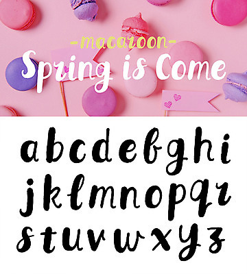 영어 일러스트 캘리그라피 타이포그라피 글자캘리그라피 사람없음 봄 소문자 마카롱 필기체 조합형타이포 국내일러스트 AI파일 문자 계절 디저트 파일형식 벡터
