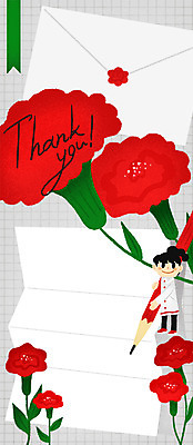 전신 PSD 여자 어린이 일러스트 편지봉투 프레임 한명 들기 연필 5월 편지지 카네이션 감사 프레임일러스트 국내일러스트 1 꽃 감정 모션 학용품 봉투 사람 필기구 날짜 편지 파일형식