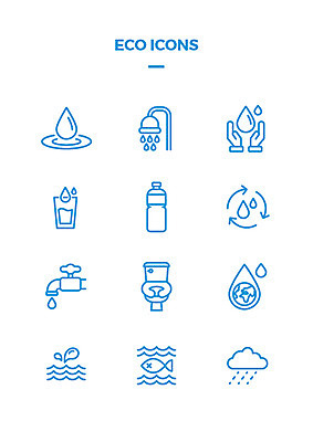 아이콘 사람없음 세트 자연보호 물방울 오염 물컵 라인아이콘 수도꼭지 에코 웹아이콘 페트병 물절약 변기 수질오염 수자원 정화 2D아이콘 AI파일 자연 컵 환경 절약 환경오염 보호 병_담는 파일형식 벡터