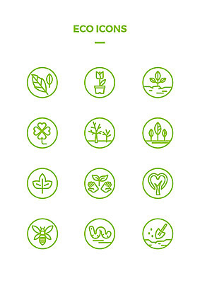 나무 아이콘 나뭇잎 사람없음 세트 새싹 자연보호 튤립 하트 클로버 꿀벌 삽 라인아이콘 에코 웹아이콘 가뭄 지렁이 2D아이콘 AI파일 모양 식물 꽃 잎 자연 날씨 환경 보호 벌_곤충 파일형식 벡터