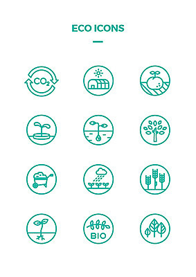 나무 아이콘 나뭇잎 사람없음 세트 농장 새싹 자연보호 수레 비 라인아이콘 에코 보리 웹아이콘 비닐하우스 이산화탄소 2D아이콘 AI파일 자연요소 식물 잎 농업 자연 날씨 곡류 환경 카트 보호 파일형식 벡터