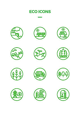 나무 아이콘 공장 자연 사람없음 세트 새싹 자연보호 오염 라인아이콘 에코 태양에너지 웹아이콘 송전탑 수질오염 쓰레기차 2D아이콘 AI파일 식물 공업 자동차 환경 탑 환경오염 그린에너지 보호 생태계 파일형식 벡터