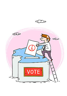 남자 일러스트 사다리 한명 성인 투표 선거 투표용지 투표함 기표문양 유권자 국내일러스트 AI파일 1 문양 사람 도구 민주주의 파일형식 벡터
