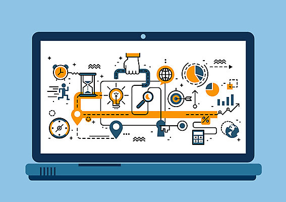 지구 시계 일러스트 비즈니스 전구 돋보기 그래프 사람없음 노트북 계산기 모래시계 출근 국내일러스트 AI파일 모래 문구용품 전자제품 장비 출퇴근 파일형식 벡터
