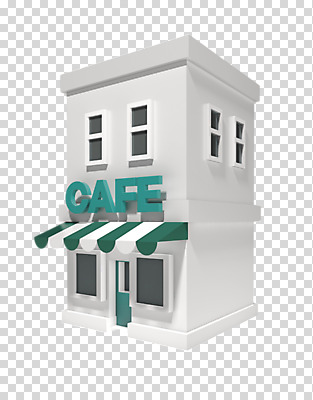 편집 편집이미지 사람없음 건물 3D소스 3D 카페 PNG 목업 편집소스 건축물 상점 디지털합성 파일형식