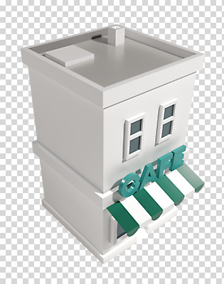 편집 편집이미지 사람없음 건물 3D소스 3D 카페 PNG 목업 편집소스 건축물 상점 디지털합성 파일형식