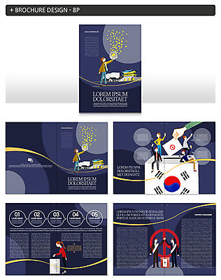 템플릿 여자 남자 ZIP 캠페인 팜플렛 여러명 성인 태극기 투표 선거 투표용지 투표함 촛불시위 인디자인 INDD 이미지템플릿 다수 사람 국기 민주주의 시위 파일형식