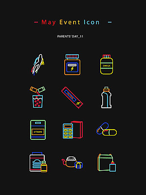아이콘 건강 사람없음 컬러풀 산삼 한약 어버이날 라인아이콘 웹아이콘 가정의달 건강식품 과즙 영양제 네온아트 2D아이콘 AI파일 기념일 음식 컬러 과일 약 삼 5월 네온 파일형식 벡터