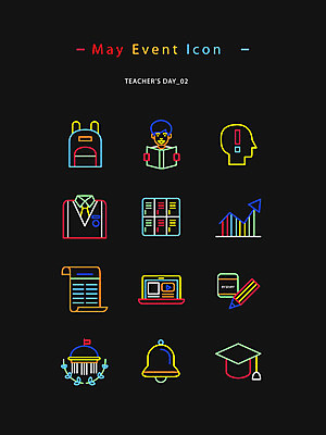 아이콘 남자 교복 가방 학사모 학교 한명 컬러풀 독서 필기구 시험 종 스승의날 사물함 라인아이콘 성적 웹아이콘 가정의달 온라인강의 네온아트 2D아이콘 AI파일 모자_잡화 1 잡화 옷 교육 기념일 컬러 졸업 문구용품 사람 5월 강의 네온 파일형식 벡터 언택트