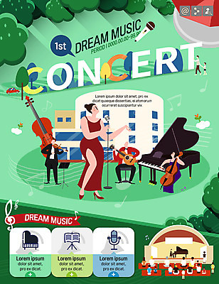 PSD 템플릿 여자 남자 문화 예술 악기 웹템플릿 문화예술 이벤트페이지 이벤트 여러명 콘서트 공연 가수 기타 건반 피아노 악보 마이크 이미지템플릿 음악 음향기기 다수 현악기 사람 음악가 건반악기 페이지 파일형식