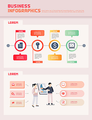 전신 여자 남자 돈 일러스트 회의 열쇠 그래프 두명 인포그래픽 비즈니스맨 비즈니스우먼 원형 프레젠테이션 문서 얼굴없음 국내일러스트 AI파일 도형 비즈니스 사람 직장인 재산 파일형식 벡터