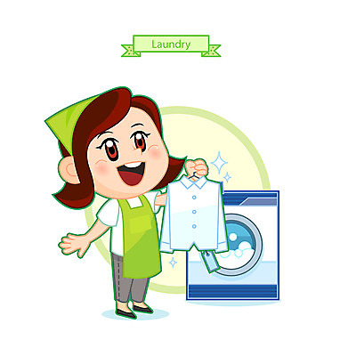 전신 여자 와이셔츠 일러스트 한명 서기 들기 사람 성인 청결 주부 세탁기 빨랫감 세탁소 국내일러스트 AI파일 1 셔츠 모션 가전제품 위생 빨래 파일형식 벡터