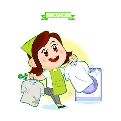 전신 여자 티셔츠 일러스트 한명 서기 웃음 들기 사람 성인 깨끗함 청결 비교 지저분함 세탁기 빨랫감 세탁소 국내일러스트 AI파일 1 컨셉 셔츠 모션 표정 가전제품 감각 위생 빨래 파일형식 벡터