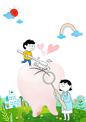 전신 PSD 구름 여자 남자 어린이 무지개 일러스트 의학 나뭇잎 치과 병원 서기 들기 성인 두명 치료 태양 의사 양치 하트 칫솔 치과진료 충치 국내일러스트 자연요소 모양 잎 모션 사람 위생용품 청결 진료 의료진 질병 파일형식
