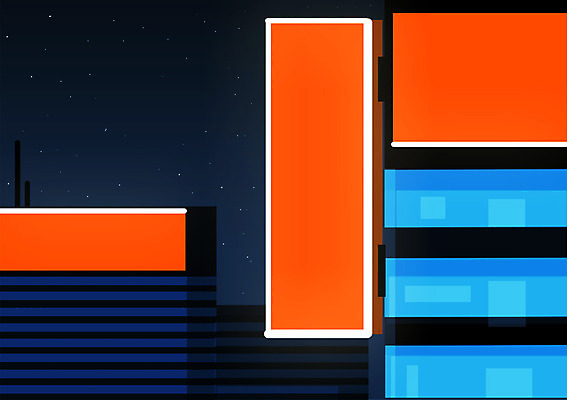 PSD 하늘색 야경 일러스트 간판 프레임 광고판 빌딩 사람없음 건물 도시풍경 주황색 도시 국내일러스트 건축물 컬러 알림판 풍경 파란색 야간 판 파일형식 풍경_경치