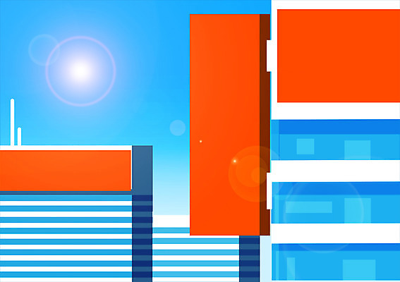 주간 PSD 하늘색 일러스트 간판 프레임 광고판 풍경 빌딩 사람없음 건물 빛 도시풍경 햇빛 주황색 도시 국내일러스트 자연요소 건축물 컬러 알림판 파란색 태양 판 파일형식