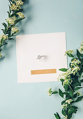 포토 JPG 꽃 결혼 백그라운드 사람없음 공백 오브젝트 청첩장 결혼반지 결혼소품 카피스페이스 국내포토 식물 카드_감사 이벤트 반지 파일형식