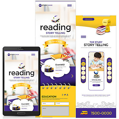 PSD 템플릿 어린이교육 남자 어린이 웹템플릿 모바일 한명 소년 책 선물상자 스마트폰 독서 한국인 스쿨버스 모바일템플릿 모바일웹 백점 소년한명만 이미지템플릿 1 교육 버스 선물 사람 동양인 핸드폰 스마트기기 상자 점수 남자한명만 소년만 파일형식