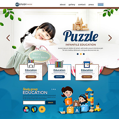 PSD 템플릿 여자 어린이교육 어린이 웹템플릿 놀이 이벤트페이지 소녀 이벤트 성인 책 세명 교사 블록 한국인 교구 나무블록 교보재 이미지템플릿 직업 교육 사람 동양인 목재 교육용품 페이지 파일형식