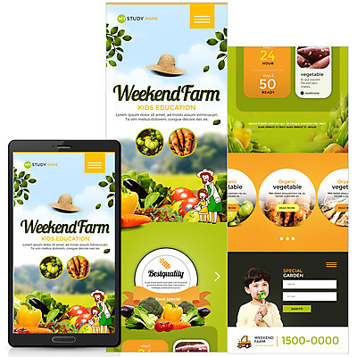 PSD 템플릿 어린이교육 남자 어린이 웹템플릿 채소 모바일 한명 소녀 소년 스마트폰 한국인 신선 유기농 모바일템플릿 모바일웹 농장체험 주말농장 이미지템플릿 1 웰빙 여자 교육 사람 동양인 핸드폰 스마트기기 농장 체험학습 파일형식