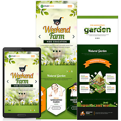 PSD 템플릿 여자 어린이교육 어린이 웹템플릿 꽃밭 자연 모바일 소녀 두명 스마트폰 한국인 모바일템플릿 모바일웹 소녀만 이미지템플릿 교육 꽃 사람 동양인 핸드폰 스마트기기 생태계 여자만 어린이만 파일형식