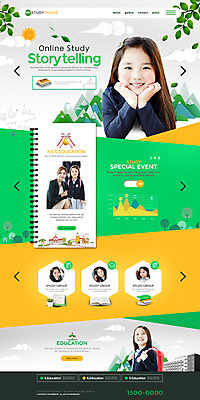 PSD 템플릿 여자 어린이교육 딸 어린이 웹템플릿 가족 모녀 엄마 여러명 성인 30대 홈페이지 홈페이지시안 한국인 신학기 입학 스프링노트 랜딩페이지 여자만 이미지템플릿 교육 다수 관계 사람 동양인 장년 공책 파일형식