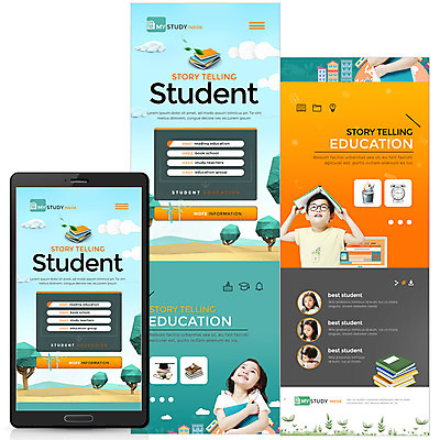 PSD 템플릿 여자 어린이교육 교육 남자 어린이 웹템플릿 모바일 남매 소녀 소년 여러명 두명 책 스마트폰 한국인 모바일템플릿 모바일웹 어린이만 이미지템플릿 다수 가족 사람 동양인 핸드폰 스마트기기 파일형식