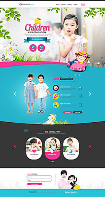 PSD 템플릿 여자 어린이교육 남자 어린이 웹템플릿 사이트템플릿 소녀 소년 여러명 홈페이지 홈페이지시안 유치원 유치원생 한국인 양치 어린이만 이미지템플릿 교육 다수 사람 동양인 청결 파일형식