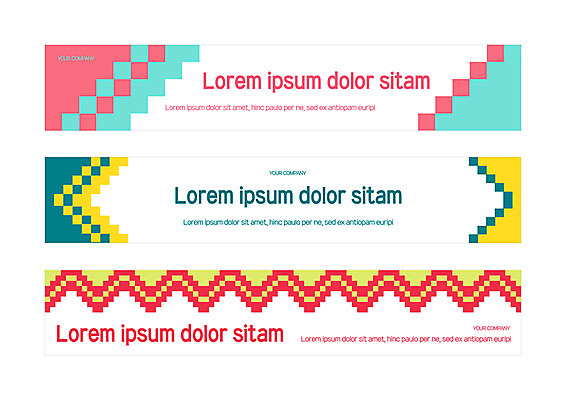 템플릿 배너 배너템플릿 가로배너 무늬 패턴 사각프레임 사람없음 현수막 격자 배너세트 AI파일 프레임 가로 세트 사각형 파일형식 벡터