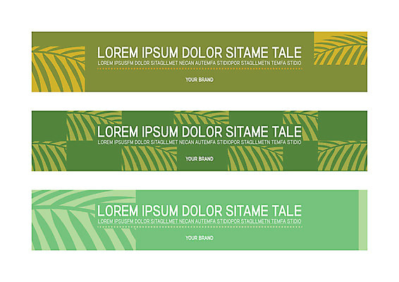 템플릿 배너 배너템플릿 가로배너 패턴 나뭇잎 사각프레임 사람없음 초록색 사각형 현수막 배너세트 AI파일 도형 컬러 잎 무늬 프레임 가로 세트 파일형식 벡터