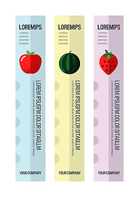 템플릿 배너 배너템플릿 세로배너 과일 딸기 수박 사각프레임 사람없음 현수막 사과 배너세트 AI파일 프레임 세로 세트 사각형 파일형식 벡터