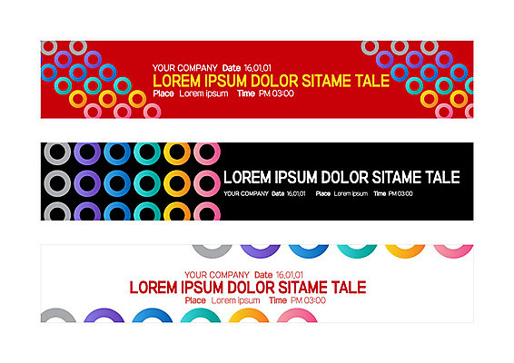 템플릿 배너 배너템플릿 가로배너 무늬 패턴 사각프레임 사람없음 컬러풀 현수막 원형 배너세트 AI파일 도형 컬러 프레임 가로 세트 사각형 파일형식 벡터